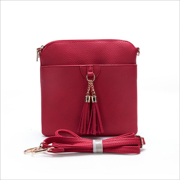 Tassel Charm Crossbody